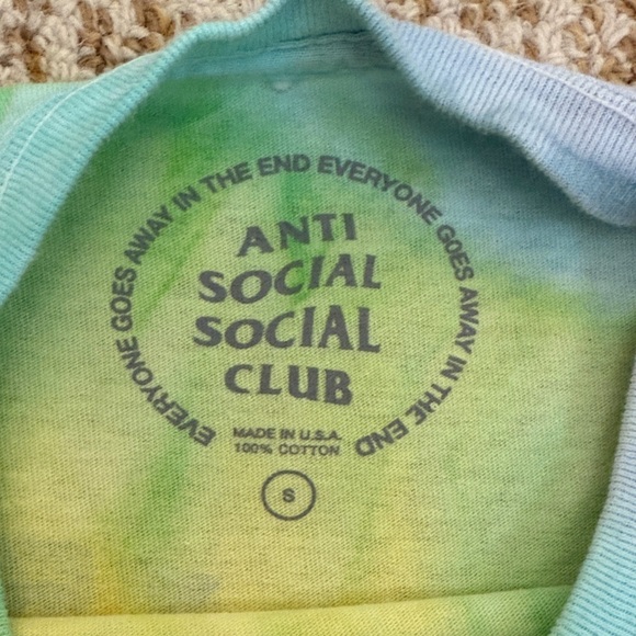 Anti Social Social Club Mind Melt Tee 'Tie Dye' - Picture 3 of 7
